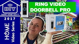 Ring Video Doorbell Pro Review Installation Setup and Connecting to the Wink Hub for Home Security [upl. by Rehotsirhc]