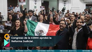 El Congreso de la CDMX aprobó la Reforma Judicial [upl. by Odlareg380]