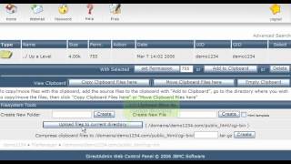 DirectAdmin  How to use File Manager [upl. by Enived]