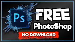 How to get PhotoShop for FREE 2024  No Download Required [upl. by Gretta]