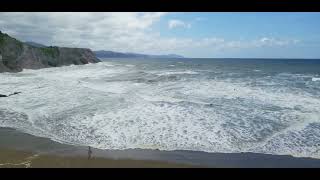 Cant miss Itzurun Beach in Zumaia San Sebastian Natures masterpieceExploreSpain CoastalBeauty [upl. by Lenee]