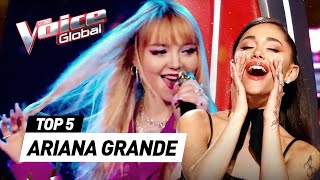 ARIANA GRANDE songs in The Voice [upl. by Abigale]