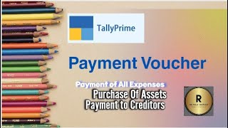 PAYMENT VOUCHER entry in Tally Prime [upl. by Mike]