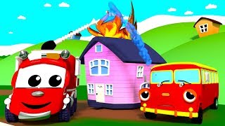 The Wheels on the Fire Truck Instrumental Version amp The Wheels on the Bus Racing Ver [upl. by Ojyllek157]