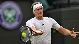 Alexander Zverev vs Taylor Fritz Wimbledon 2024 [upl. by Peirsen]