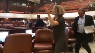 MK Hanin Zoabi Knesset altercation [upl. by Enifesoj938]