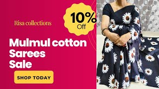 mulmul cotton sarees WhatsApp on 9494535599 mulmulcotton [upl. by Affrica]