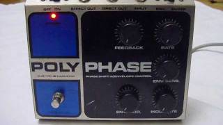 Electro harmonix polyphaser original from 1976 guitar demo  by polynominalcom [upl. by Laresa279]