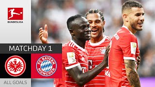 Bayern Start Season with Goals Galore  Eintracht Frankfurt  FC Bayern München 16  All Goals [upl. by Akinwahs]