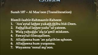 Glorious Quran  More Short Surahs for Beginners  Ramadan 2011 [upl. by Ociredef190]