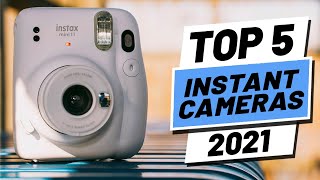 Top 5 BEST Instant Cameras of 2021 [upl. by Adekam23]