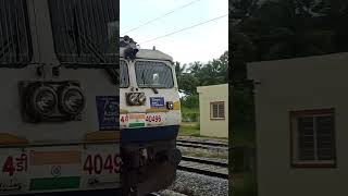 07346 Tumakuru  Chamrajanagara Passenger Special Arrives Settihalli shorts indianrailways [upl. by Enelear]