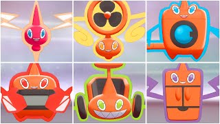 FULL ROTOM FORMS TEAM Shiny Rotom Rotom Heat Rotom Frost Rotom Mow Rotom Wash Rotom Fan [upl. by Ayikahs]