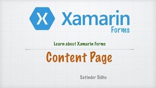 Xamarin Forms Tutorials 1  ContentPage amp StackLayout [upl. by Marrissa]