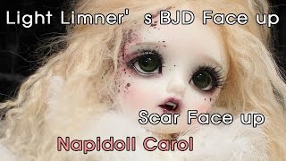 BJD Face up Napidoll Carol with Scar  By RDean [upl. by Kaufman]