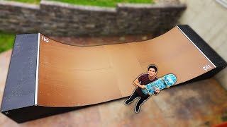 BUILDING A BACKYARD MINI RAMP [upl. by Akinam]