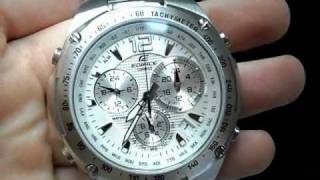 Casio Edifice EF  529D White HD Preview [upl. by Huei362]