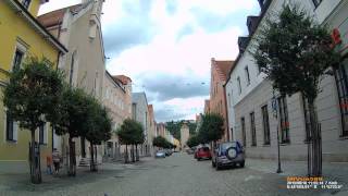 D Kreisstadt Kelheim Landkreis Kelheim Fahrt durch die Stadt August 2015 [upl. by Moitoso]