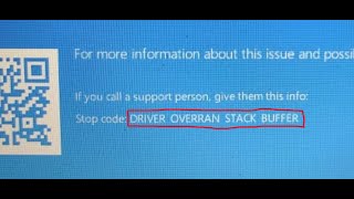 Fix DRIVER OVERRAN STACK BUFFER Blue Screen BSOD Error On Windows 1110 PC [upl. by Reseda]