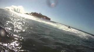 Surf kayaking slam and aerial clapotis madness session [upl. by Eiba390]