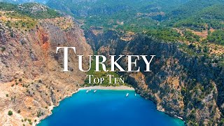 Top 10 Places To Visit In Turkey  4K Travel Guide [upl. by Onra]