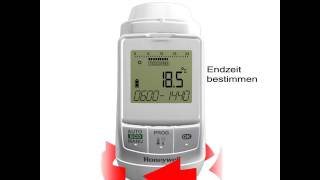 TheraPro HR90  Programmierung  Honeywell Home [upl. by Drummond]