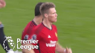 Scott McTominay scores late equalizer for Man United v Brentford  Premier League  NBC Sports [upl. by Alessandro]