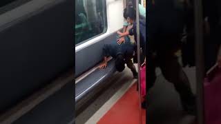 Vomiting Prank on Metro 🚆🤮🤣 [upl. by Koloski]