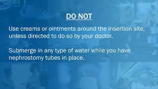 Care of Nephrostomy Tubes [upl. by Ayaet]