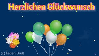 Herzlichen Glückwunsch zum Geburtstag 💐Geburtstagswünsche 🎂 Geburtstagsgrüße [upl. by Wilt]