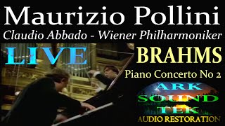 BRAHMS Piano Concerto No 2 LIVE  M POLLINI  C ABBADO  WIENER PHILHARMONIKER arksoundtek 2024 [upl. by Forcier]