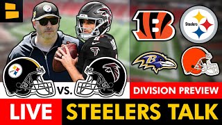 Steelers Talk LIVE Previewing The AFC North In 2024 amp NFL Week 1 vs The Atlanta Falcons [upl. by Norvun]