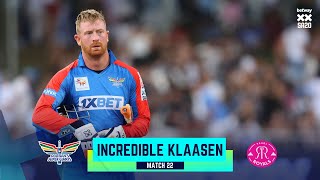 Heinrich Klaasen 3 backtoback Sixes off Fabian Allen  Match 22 DSGvPR  Betway SA20 [upl. by Yousuf]