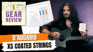 DAddario XS Coated Acoustic Strings  Review  Guitar Interactive [upl. by Ateuqram]