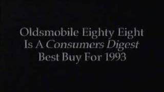 Oldsmobile 88  January 1993  Commercial [upl. by Llerrem]