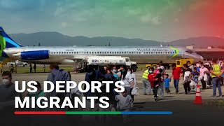 US deports over 300 migrants from Guatemala  ABS CBN News [upl. by Iddet]