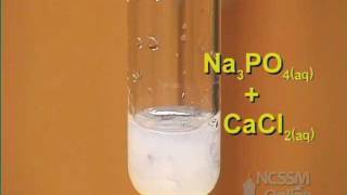 Double Displacement CaCl2 and Na3PO4 [upl. by Ioves349]