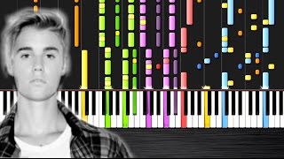 Justin Bieber  Sorry  IMPOSSIBLE PIANO by PlutaX  Synthesia [upl. by Joselow]