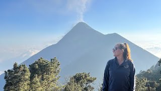 hiking up acatenango to see an ACTIVE VOLCANO  guatemala series finale [upl. by Trelu]