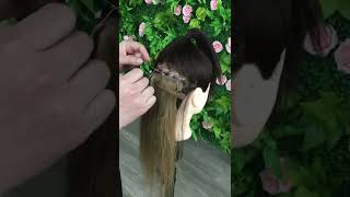 How to install the flat weft hair extensions [upl. by Richman]