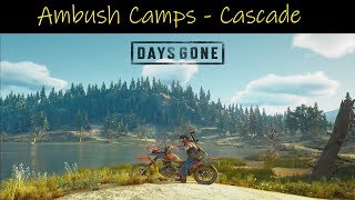 Days Gone  Ambush Camp Locations  Bunker amp Fuel Cascade Region [upl. by Eelibuj]