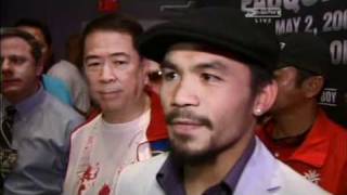 Ricky Hatton Vs Manny Pacquiao  Prefight Hype amp Interviews [upl. by Alvan]