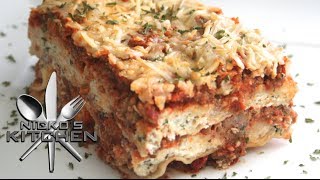 3 CHEESE LASAGNA  VIDEO RECIPE [upl. by Pharaoh]