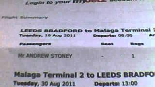 Jet2 flights Checked in online amp printed boarding passes out [upl. by Nyrad]