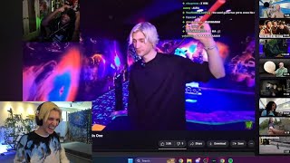 xQc reacts to YourRage Shocked by xQc Hitting a Hole in One [upl. by Nylarad]