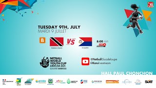 Netball World Youth Cup 2025 Qualifier  Trinidad amp Tobago VS St Maarten Tuesday July 9th [upl. by Kcirdehs994]