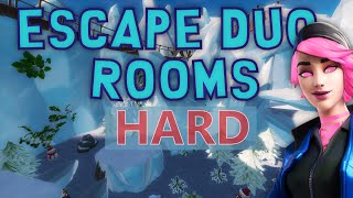 ESCAPE DUO ROOMS HARD  UNE MAP TROP FUN EN COOP SUR FORNITE [upl. by Ezra700]