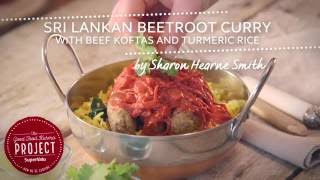 Sri Lankan Beetroot Curry with Beef Koftas and Turmeric Rice [upl. by Noellyn]