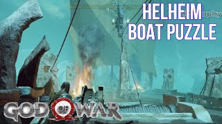 God of War  How to solve Helheim Boat Puzzle Escape from Helheim  Boat Puzzle [upl. by Sublett]