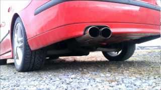 2007 Saab 93 20T 3quot Exhaust [upl. by Ardnalac932]